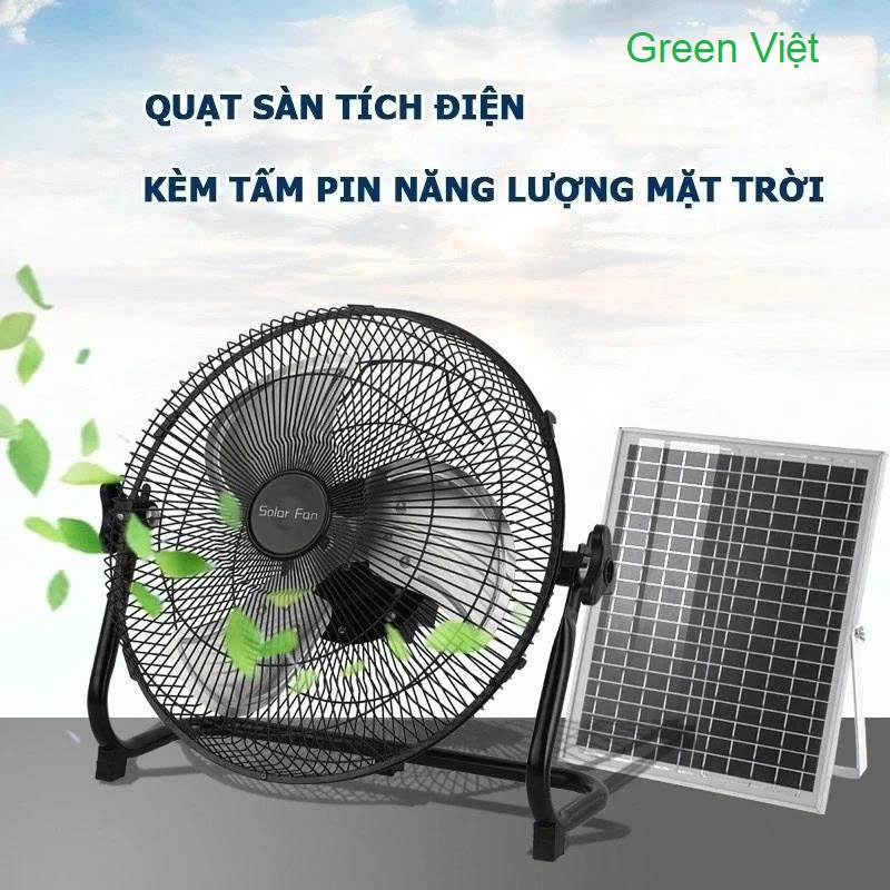Quạt năng lượng mặt trời giá rẻ V01