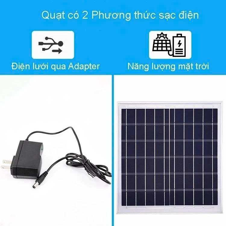 Quạt năng lượng mặt trời giá rẻ V01