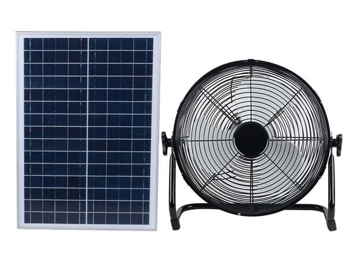 Quạt năng lượng mặt trời giá rẻ - Quạt tích điện