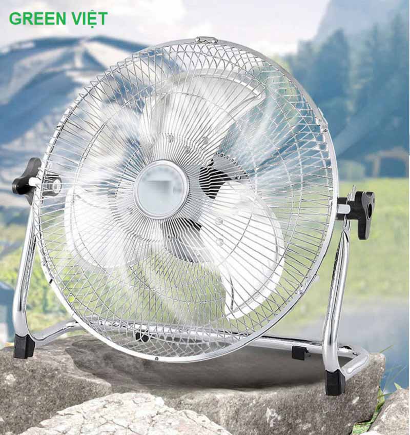 Quạt năng lượng mặt trời Q01A tích điện đa năng