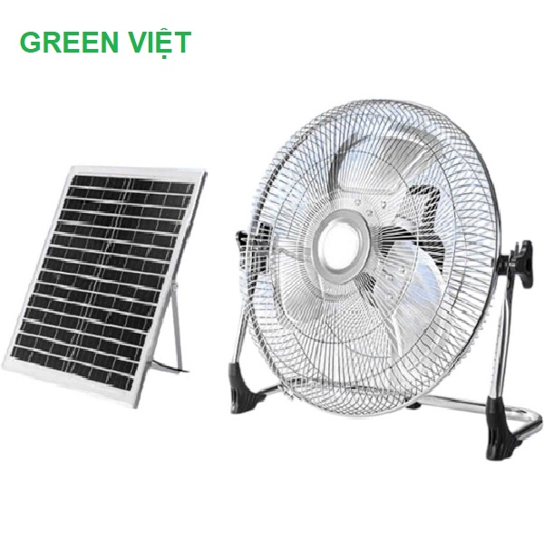 Quạt năng lượng mặt trời Q01A tích điện đa năng