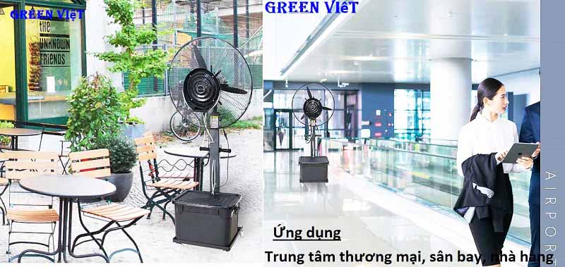 Quạt phun sương hạt mịn nóng HAU.5