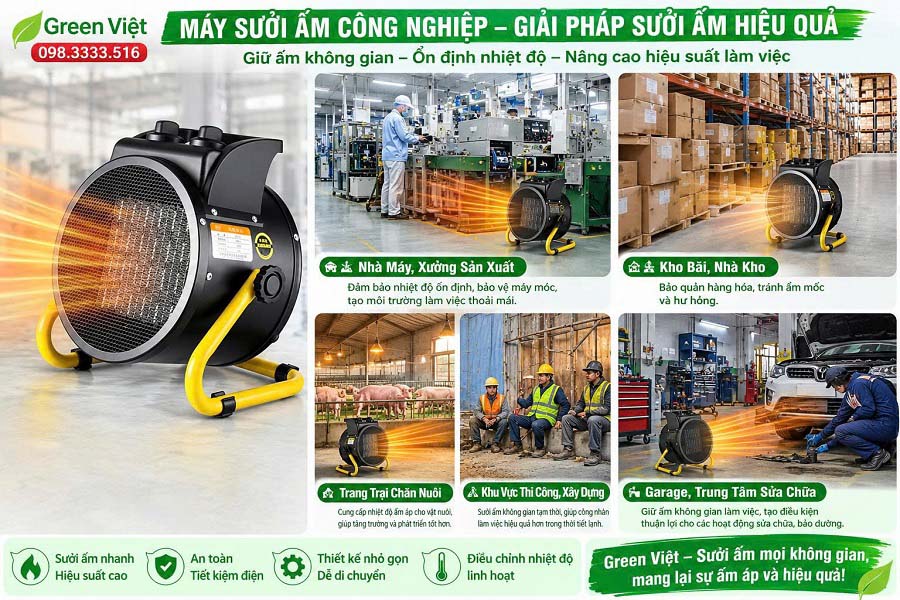 Quạt Sấy Gió Nóng