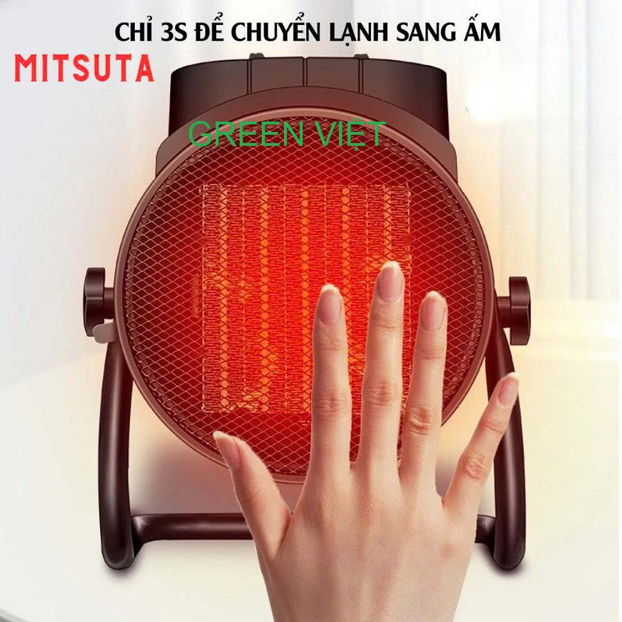 Quạt Sấy Gió Nóng Mitsuta EH - 02, 03PTC, 09