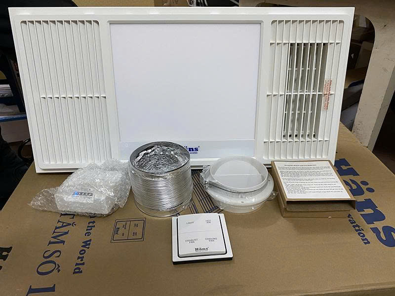 Quạt Sưởi Âm Trần Đa Năng Hans HA2