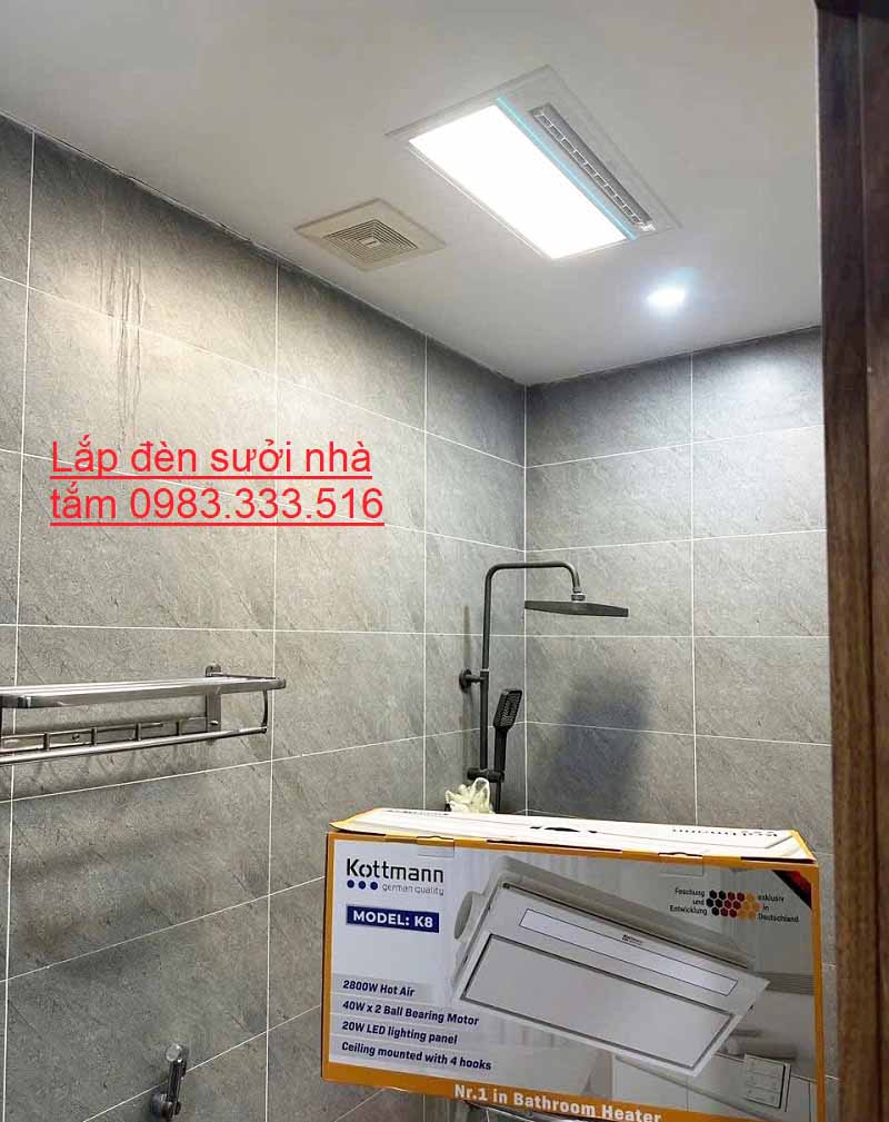 Quạt Sưởi Âm Trần Đa Năng Kottmann K8