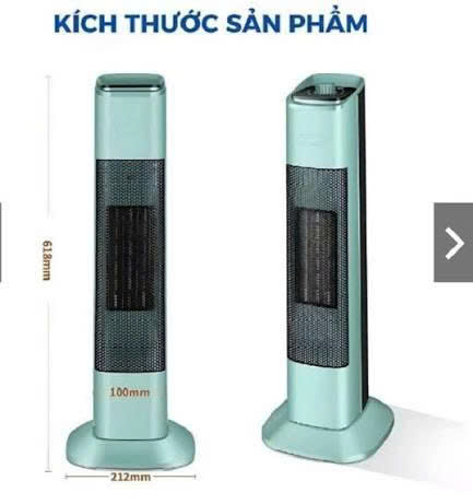 Quạt Sưởi Cây Cao Cấp CERAMIC SG6205