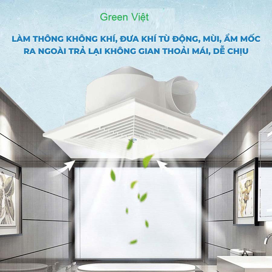 Quạt Thông Gió Âm Trần NF 25cm 30cm