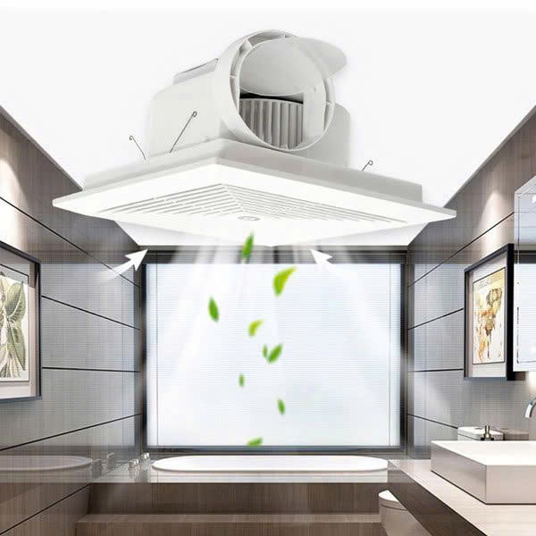 Quạt thông gió âm trần QTGV02 600x600 cao cấp