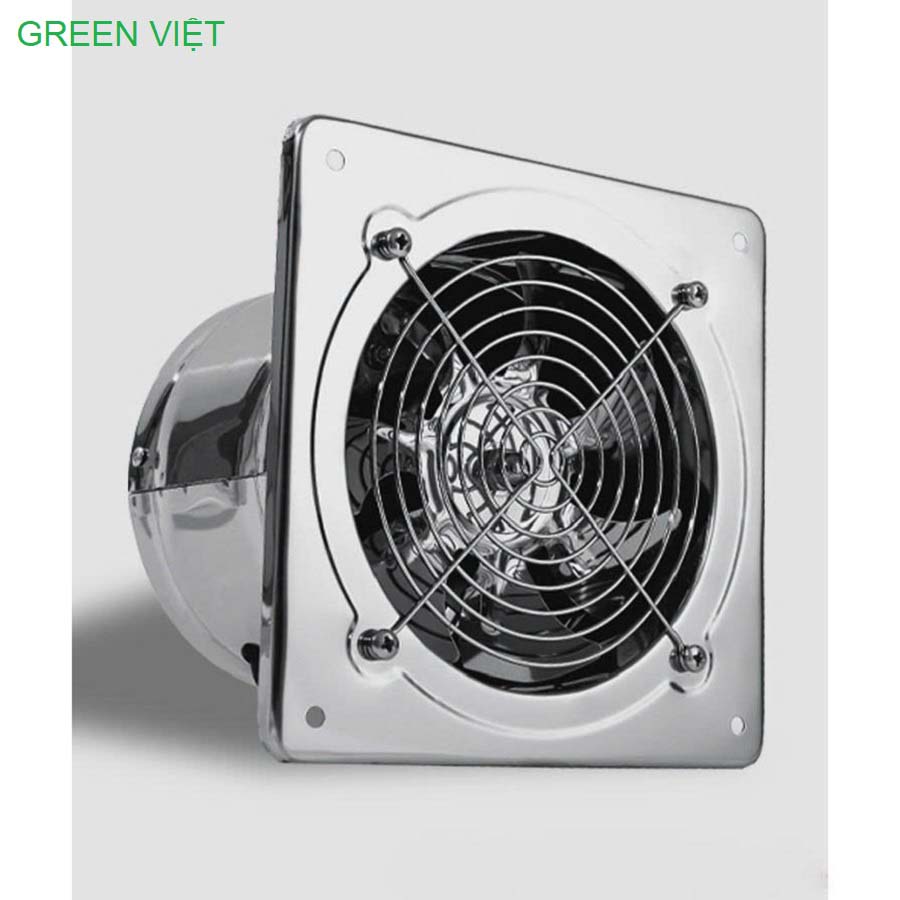 Quạt Thông Gió INox FD150, FD200, FD250, FD300 – Green Việt