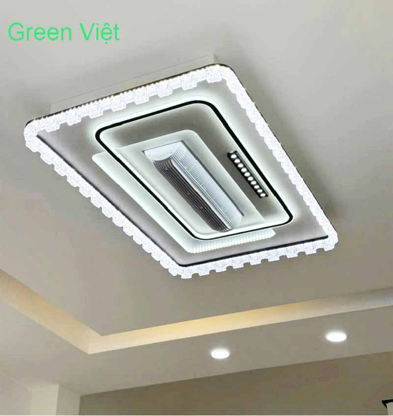 Quạt Trần Đèn Không Cánh Hiện Đại QTKC03