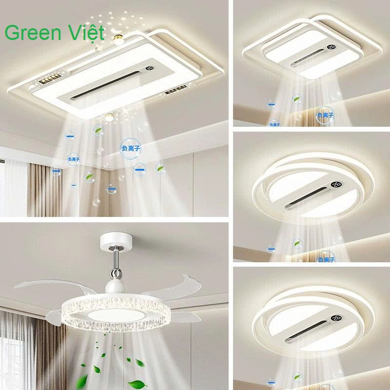 Quạt Trần Đèn Không Cánh QDTK0925 Cao Cấp