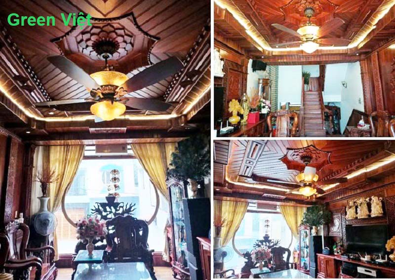 Quạt Trần Đèn Nhà Giàu VILLA