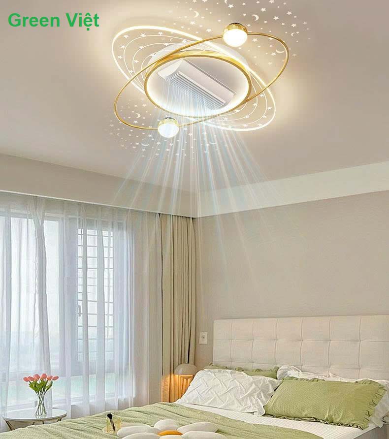 Quạt trần đèn QTDG-51 Thiết Kế Hiện Đại