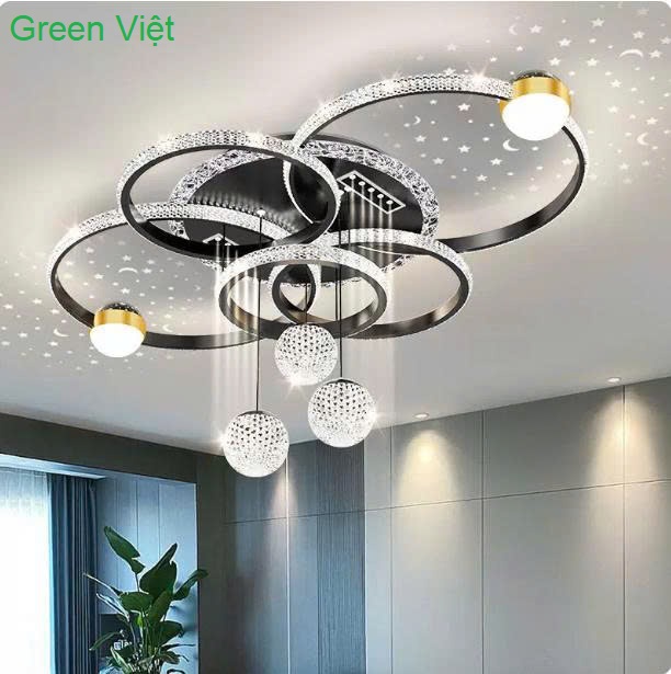 Quạt trần đèn QTDG-52 Hót nhất Green Việt