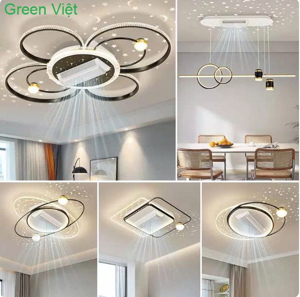 Quạt trần đèn QTDG-52