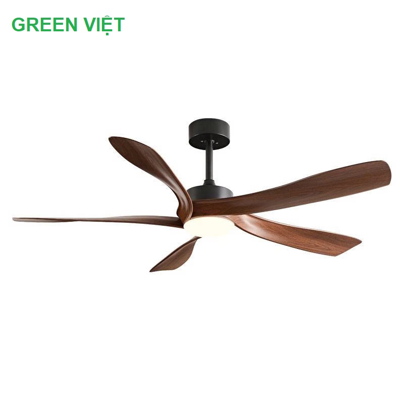 Quạt trần đèn trang trí cao cấp HTQ.28 mẫu mới Loại xịn Phòng khách