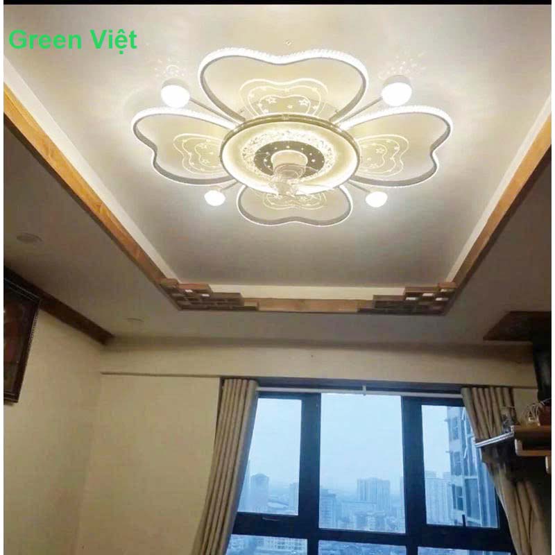 Quạt trần đèn trang trí QTDO03 hình trái tim
