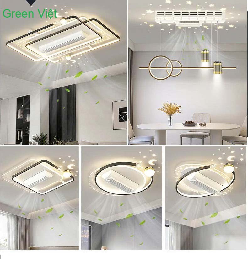 Quạt Trần Không Cánh Cao Cấp D1080-256
