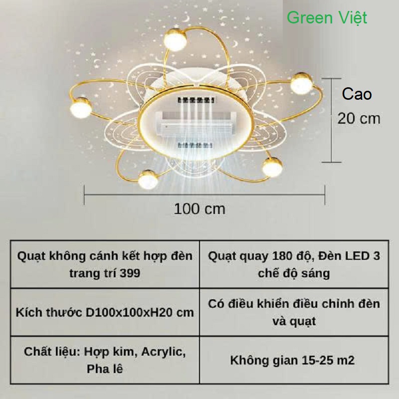 Quạt Trần Không Cánh NG1603