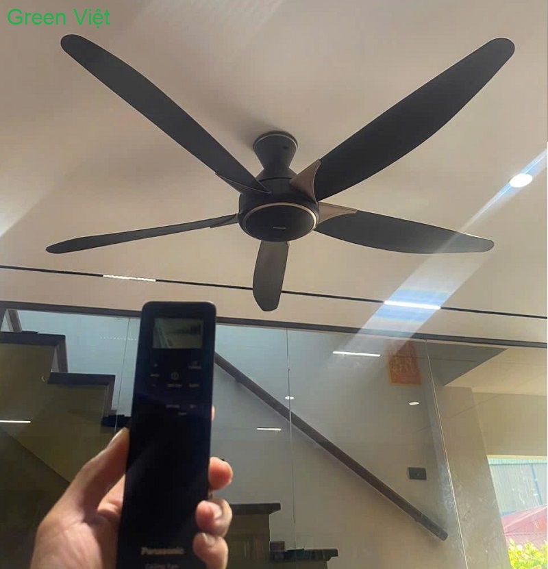 Quạt trần Panasonic 5 cánh F-60GDS B màu nâu
