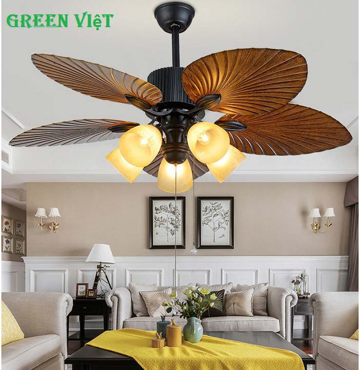 Quạt trần trang trí phòng khách CDG156