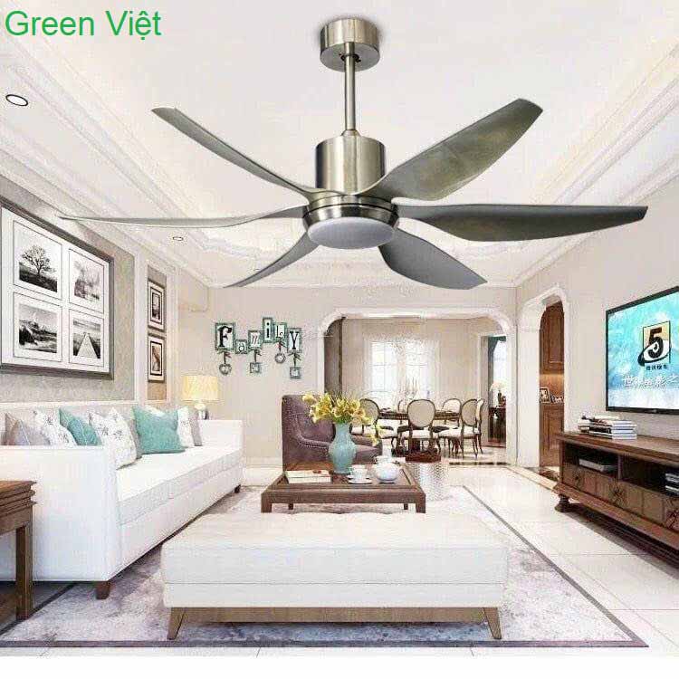 Quạt trần trang trí phòng khách GCDV185 Sang Trọng Green Việt