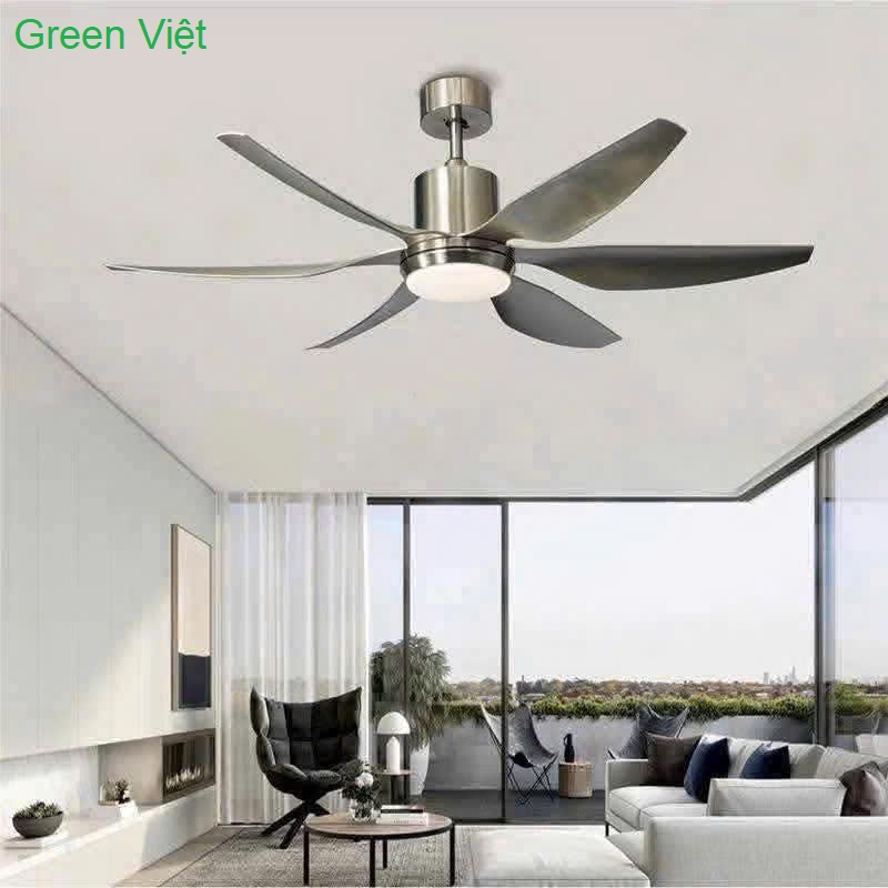 Quạt trần trang trí phòng khách GCDV185 Sang Trọng Green Việt