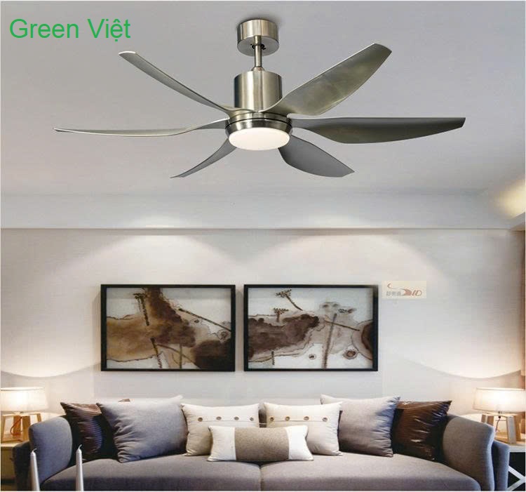 Quạt trần trang trí phòng khách GCDV185 Sang Trọng Green Việt