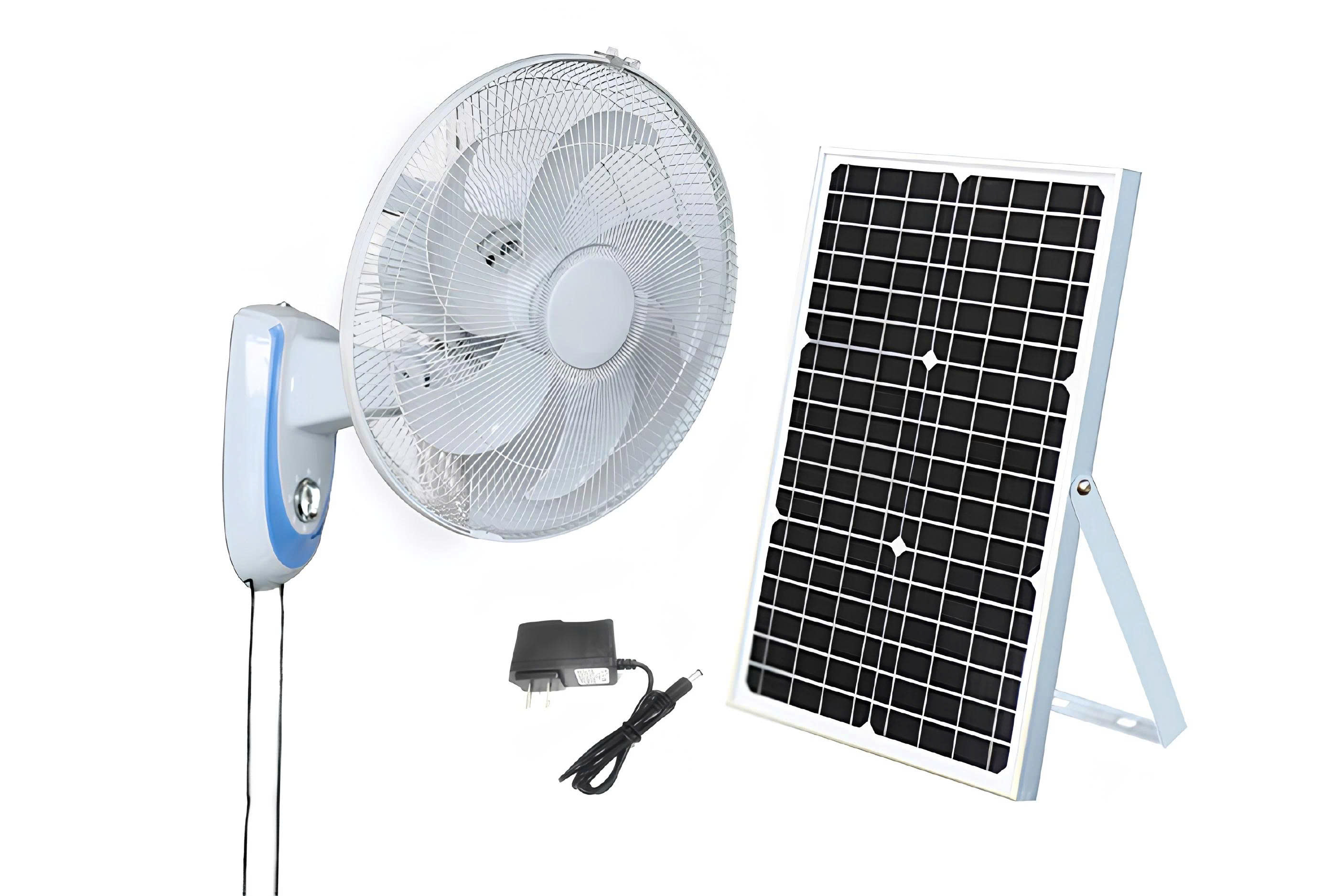 Quạt Treo Tường Năng Lượng Mặt Trời QTT09