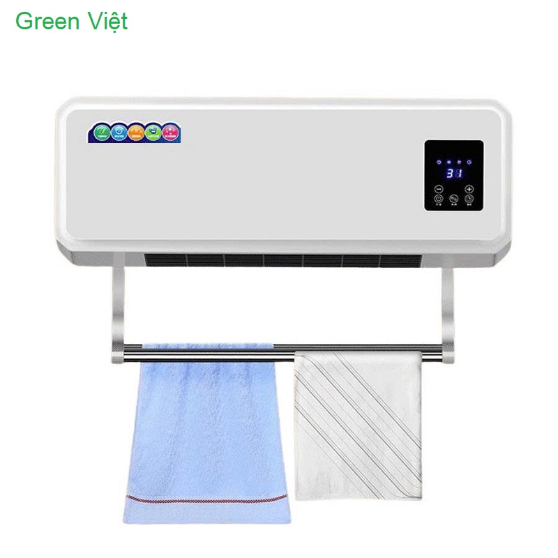 Sưởi Treo Tường Điều Hòa Gốm Ceramic Thông Minh Hai Chiều STDH05