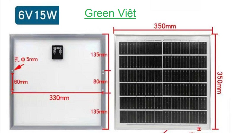 Tấm Pin Đèn Năng Lượng Mặt Trời 100W – 1000W