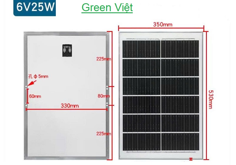 Tấm Pin Đèn Năng Lượng Mặt Trời 100W – 1000W