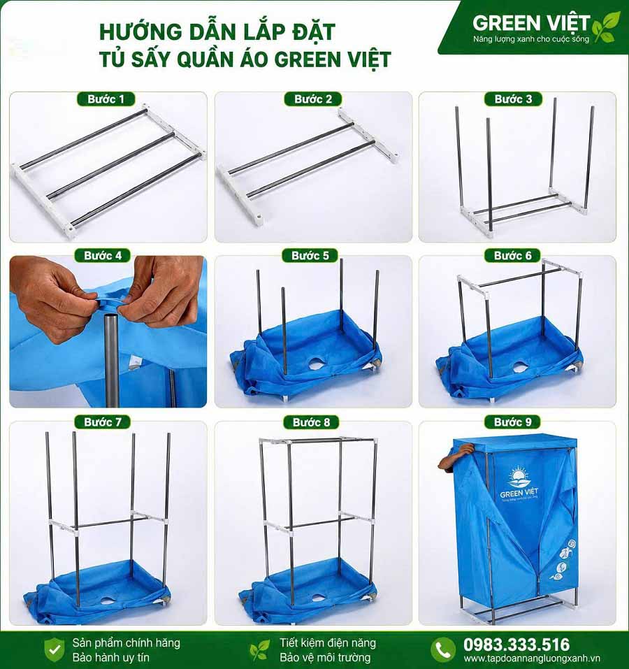 Tủ Sấy Quần Áo
