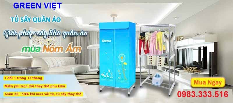 Tủ Sấy Quần Áo Cao Cấp Cỡ Lớn TSS06