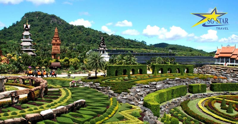 Review Du Lịch Thái Lan: Vườn nhiệt đới Nong Nooch