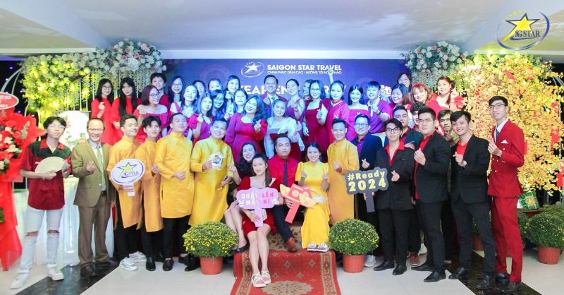 Saigon Star Travel Khai tiệc “Year End Party” Chào 2024
