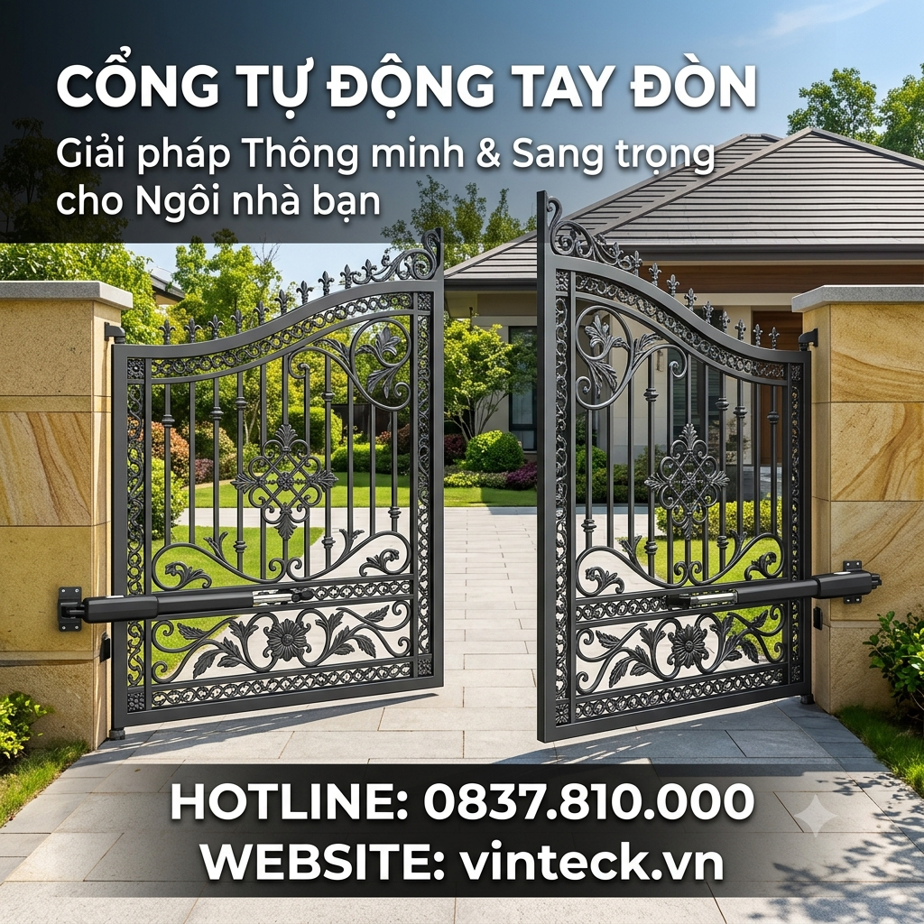 Cổng tay đòn tự động Vinteck - TD350