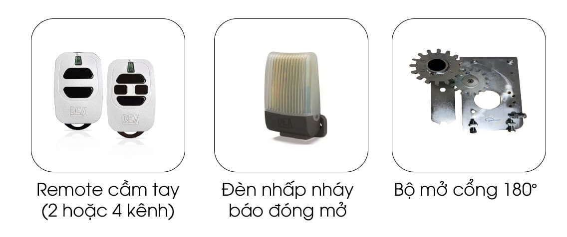 Motor âm sàn Dea Ghost 100 - 230v
