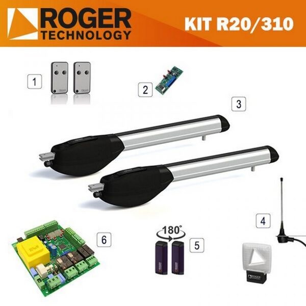 Motor cánh tay đòn Roger R20/310 300kg Italia