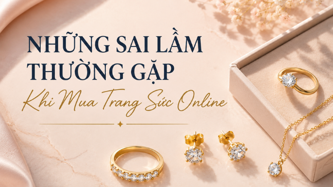 Những sai lầm thường gặp khi mua trang sức online