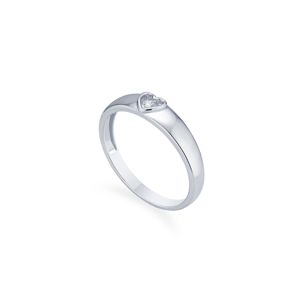 Nhẫn cưới vàng trắng 18k Beloved