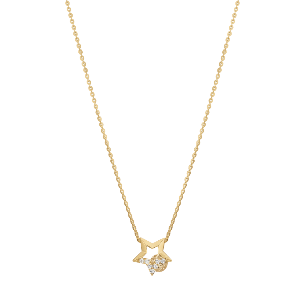 Dây chuyền vàng 18k đá Sapphire