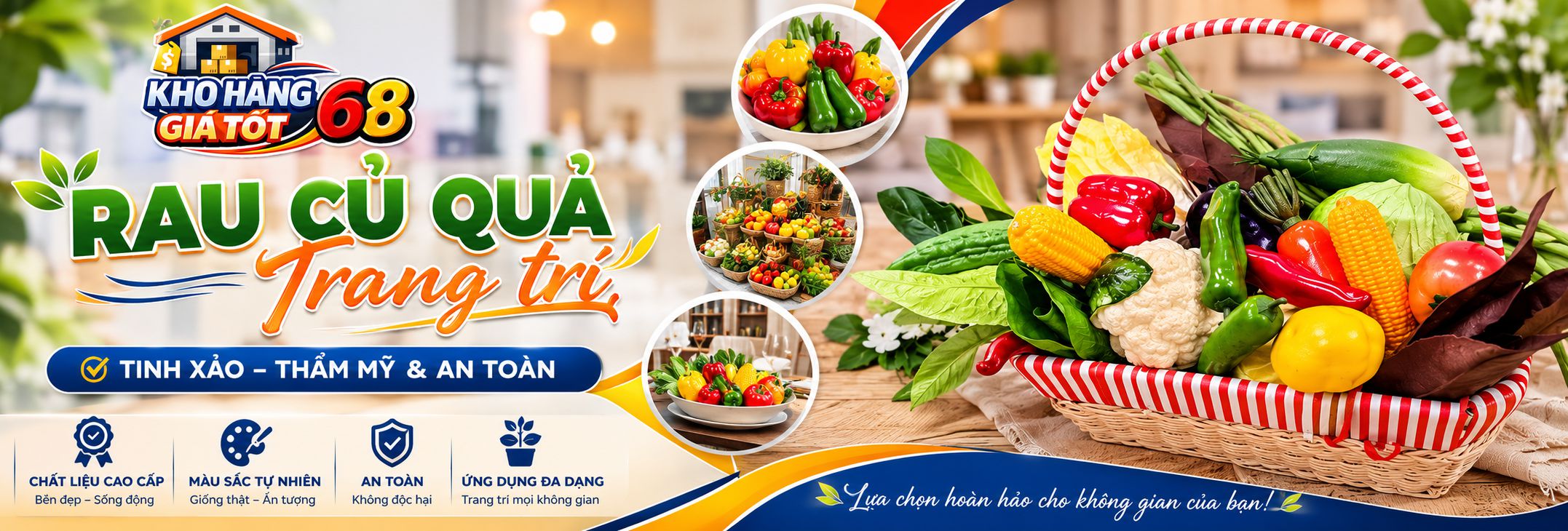 Hoa Quả Giả - Giải Pháp Trang Trí Đẹp Và Bền Vững Cho Mọi Không Gian