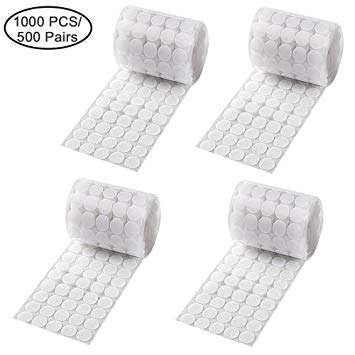 (Velcro Dots / Gai dính tròn) có sẵn keo