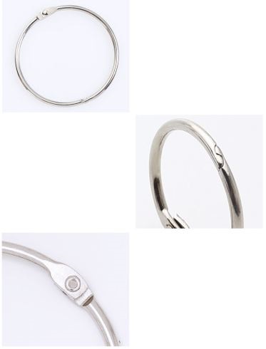 Bộ Khoen Tròn Kim Loại (Móc Còng) 4
