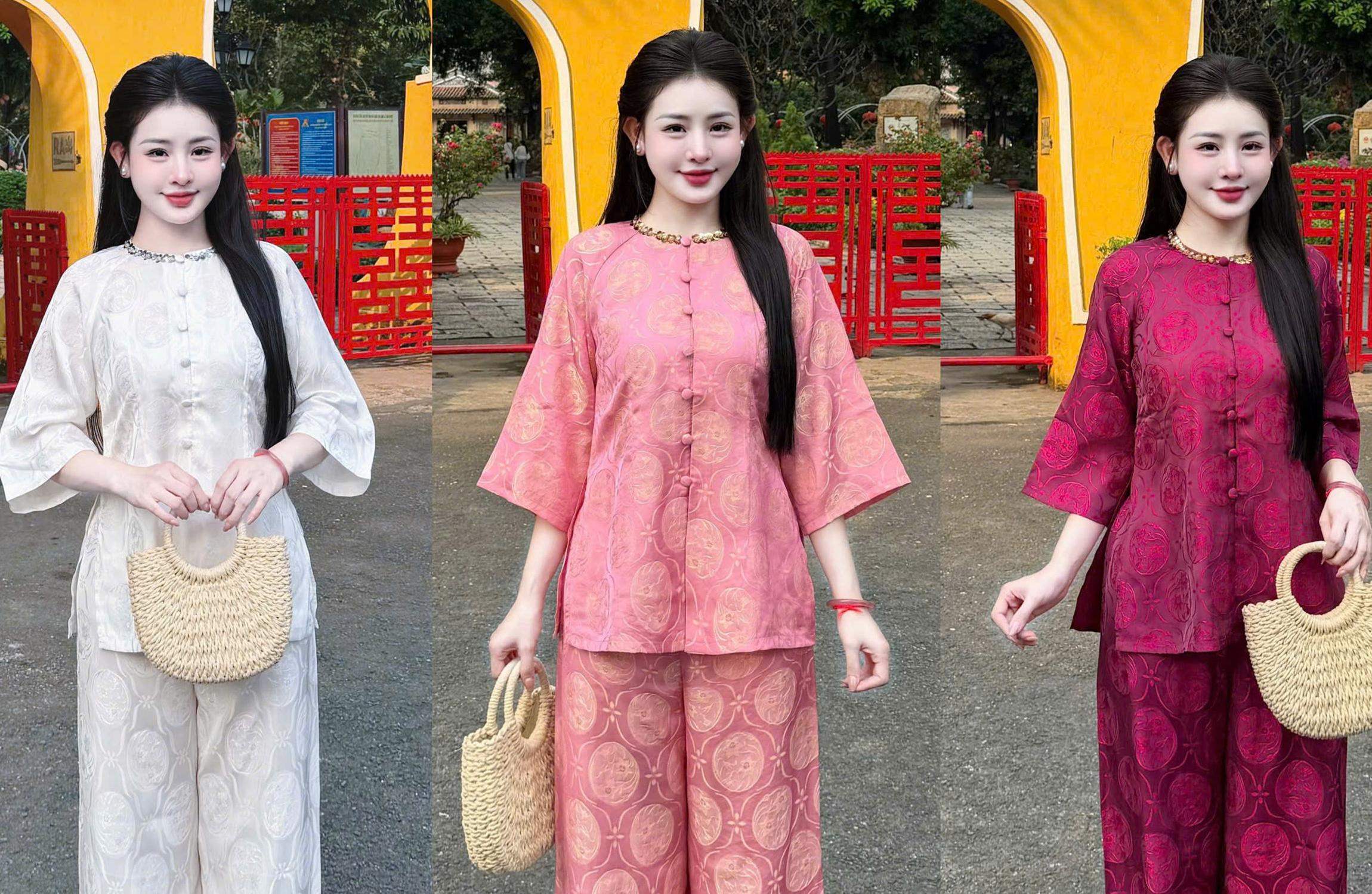 🌿 Pháp phục cách tân: Linen, lụa hay Kate – chất liệu nào thực sự phù hợp với chị em ?