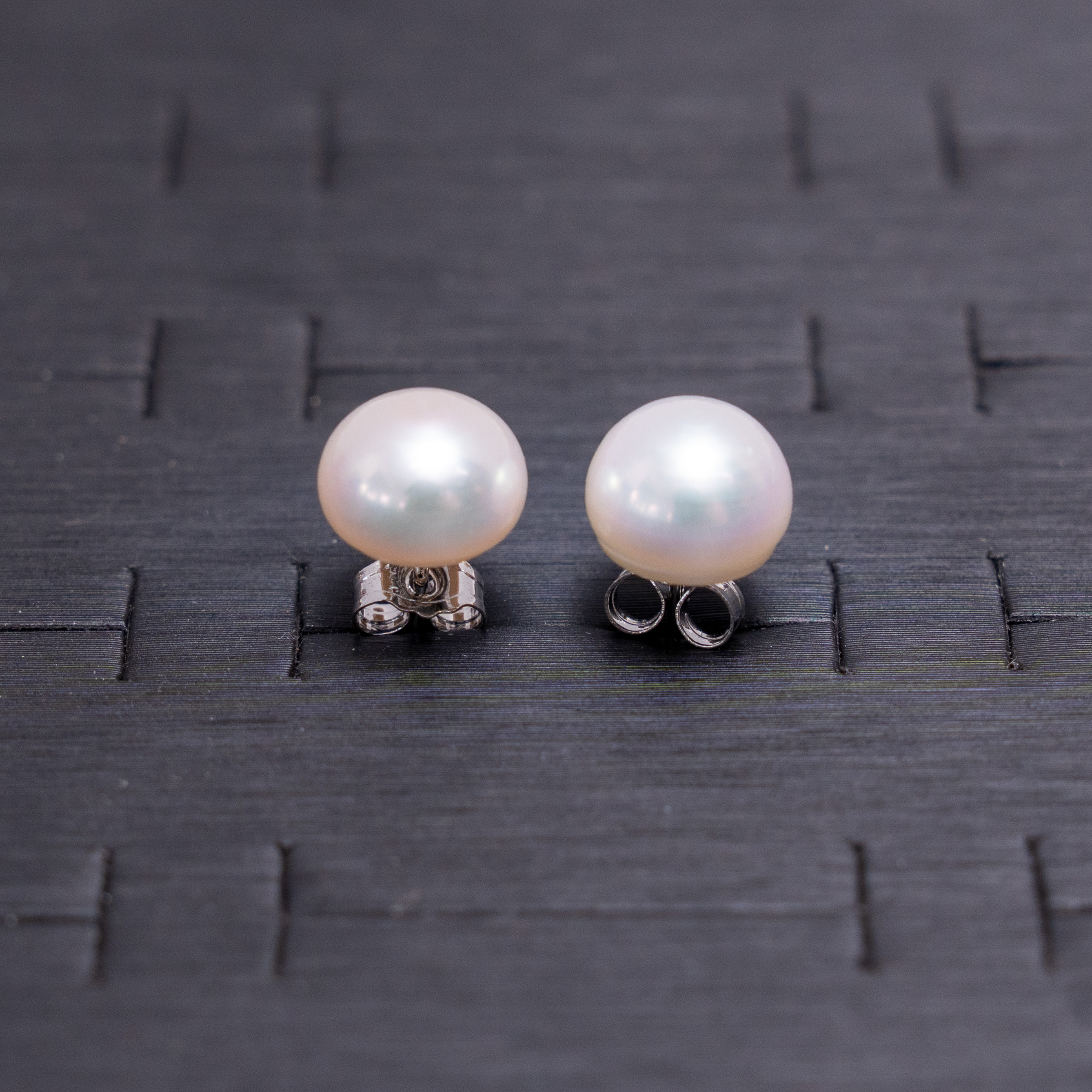 Bông Tai Ngọc Trai Hạt Tròn 10 mm