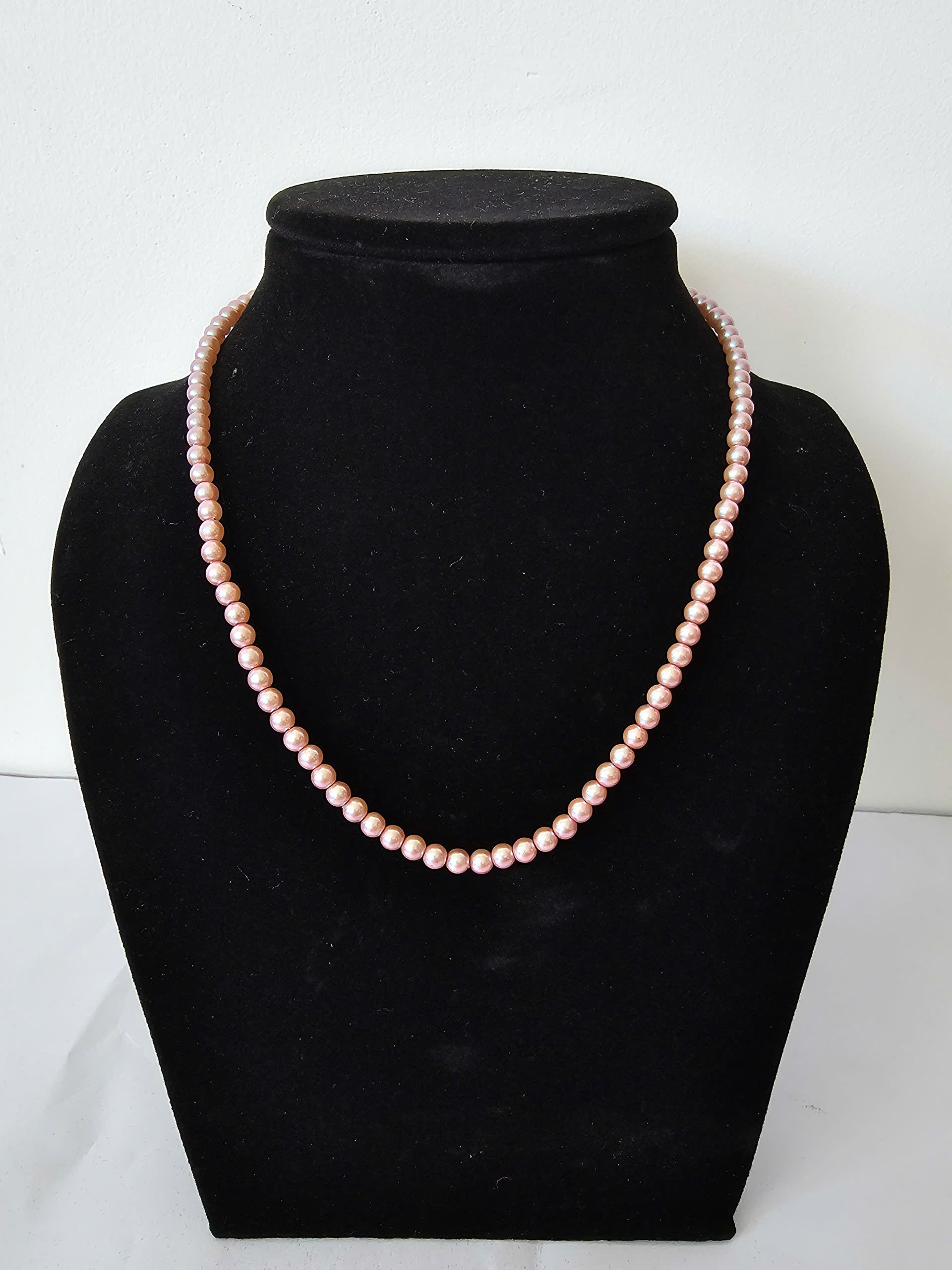 Chuỗi Cổ San Hô Hạt Tròn Nhí 4 mm