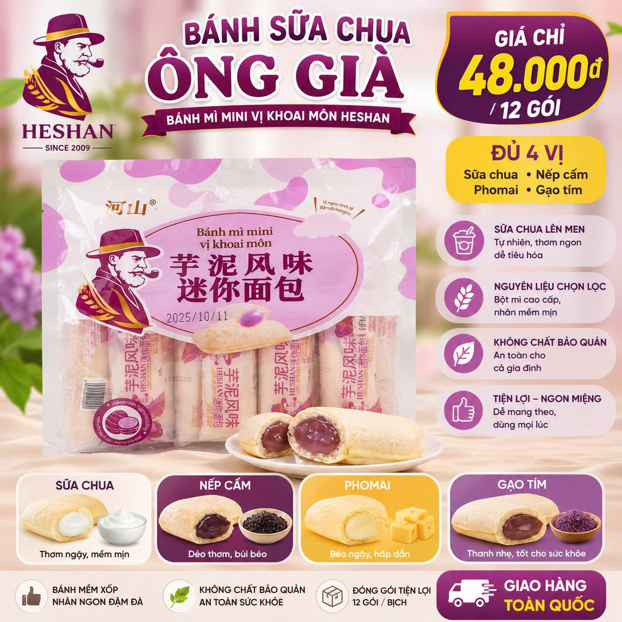Bánh sữachua Ông già